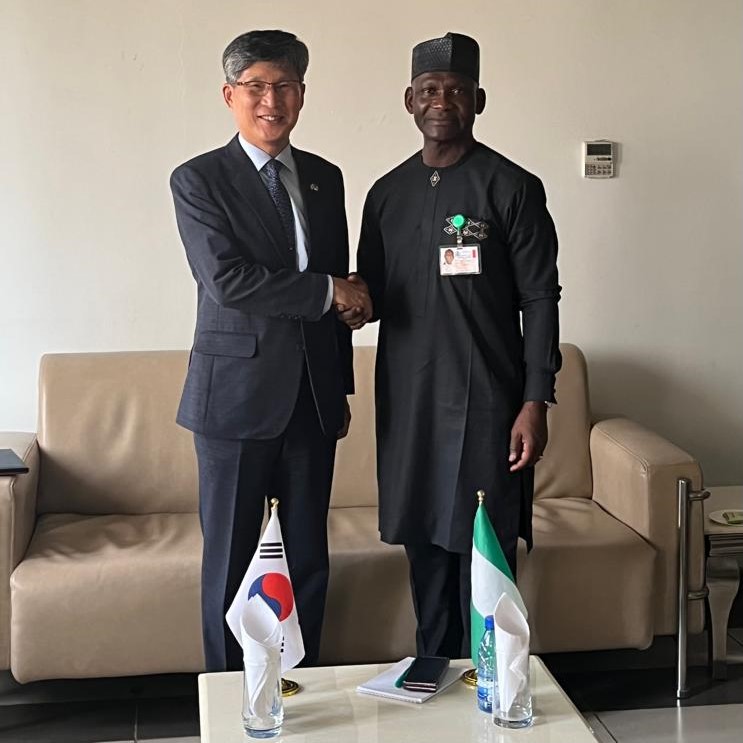 Amb. KIM Paid a visit to new Chief of Protocol of the Ministry of Foreign Affairs of Nigeria